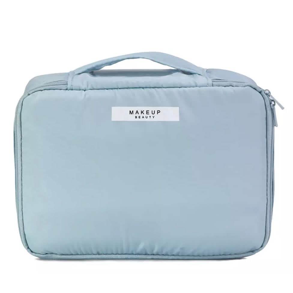 Portable Makeup Beauty Bag Multifunction Cosmetic Organizer Toiletry Tidy Bag Blue Beauty & Personal Care - Tophatter Daily Deals