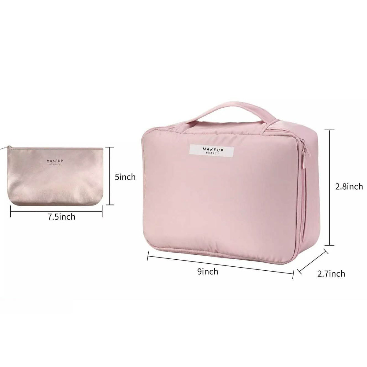 Portable Makeup Beauty Bag Multifunction Cosmetic Organizer Toiletry Tidy Bag Beauty & Personal Care - Tophatter Daily Deals
