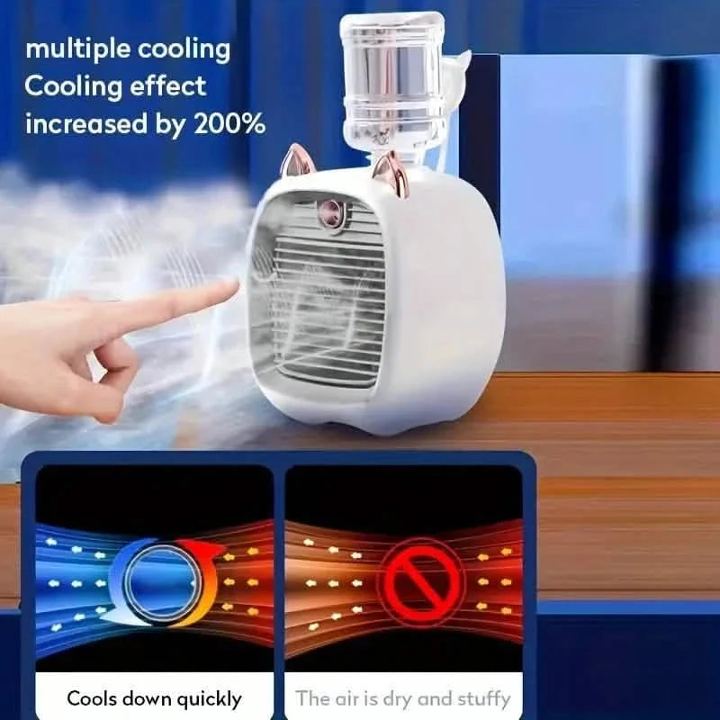 Portable Mini Air Condition Cooler Household Appliances - Tophatter Daily Deals