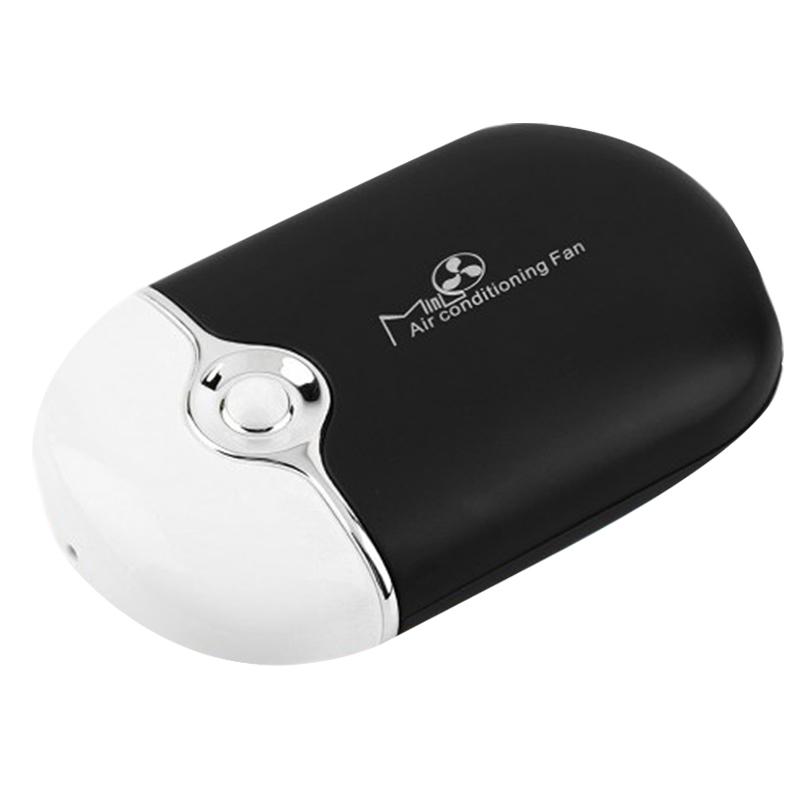 Portable Mini Personal Air Conditioning Fan Black Portable Air Fan - Tophatter Daily Deals