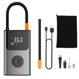Portable Mini Tire Inflator with Digital Display LED Light Automotive - Tophatter Daily Deals