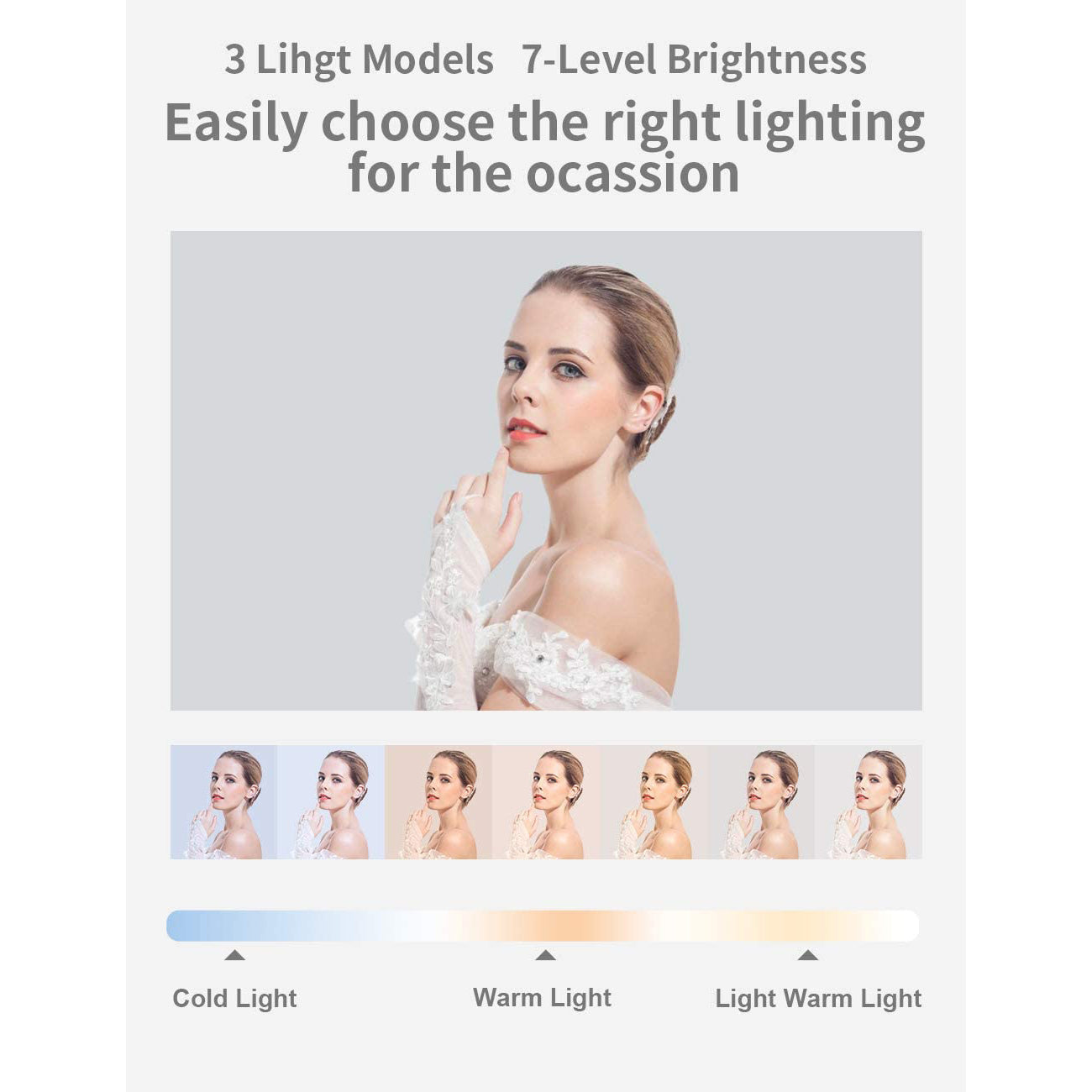 Portable Phone Holder with LED Dimmable Light Phone Holder - Tophatter Daily Deals