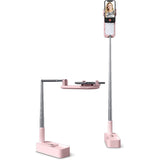 Portable Phone Holder with LED Dimmable Light Pink Phone Holder - Tophatter Daily Deals