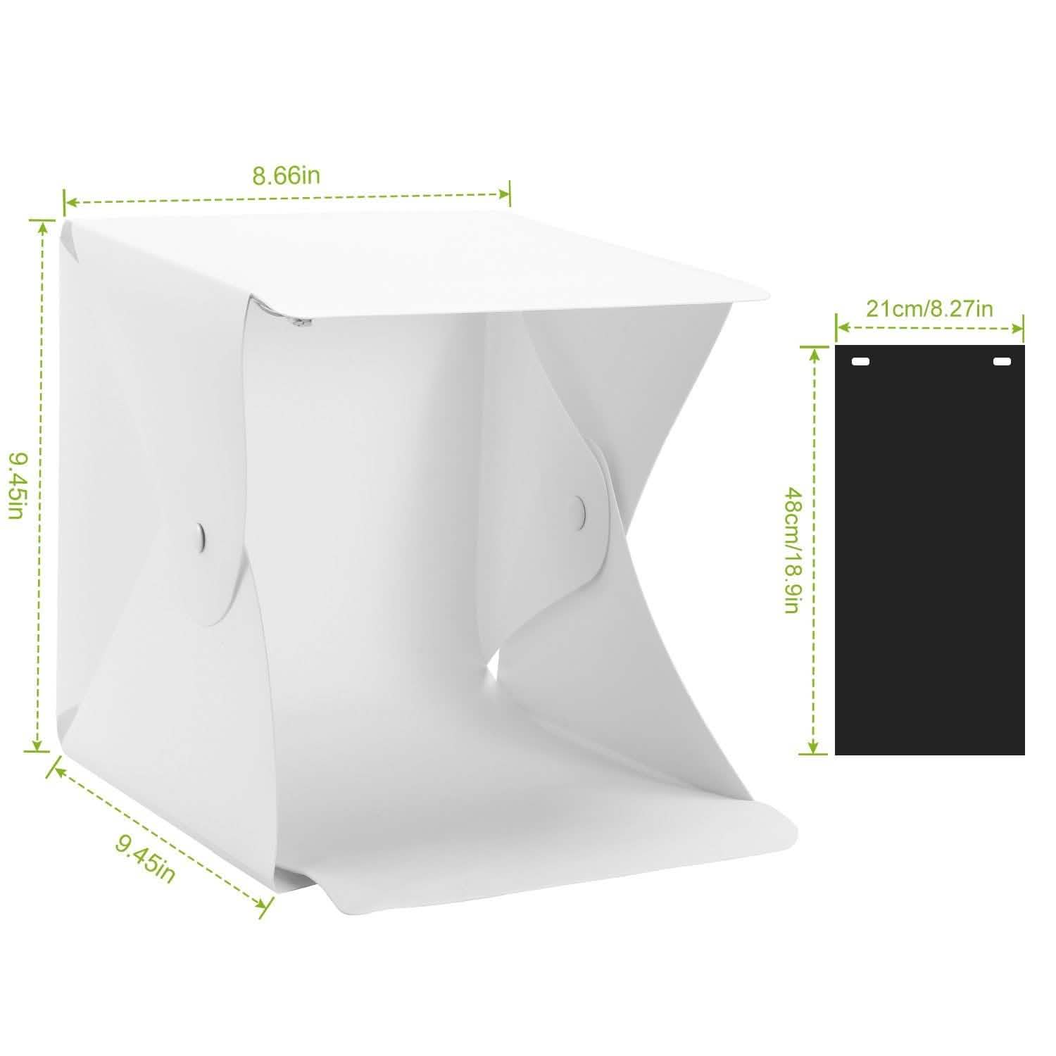 Portable Photo Studio Light Box Cameras & Drones - Tophatter Daily Deals