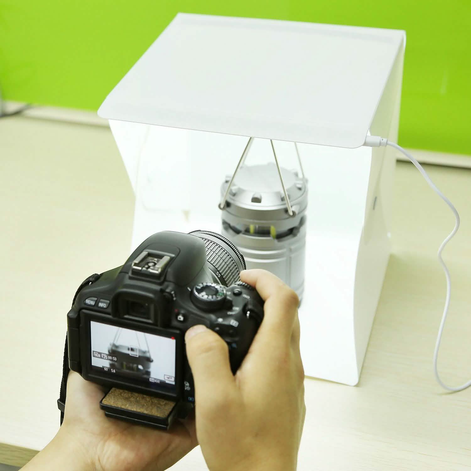 Portable Photo Studio Light Box Cameras & Drones - Tophatter Daily Deals