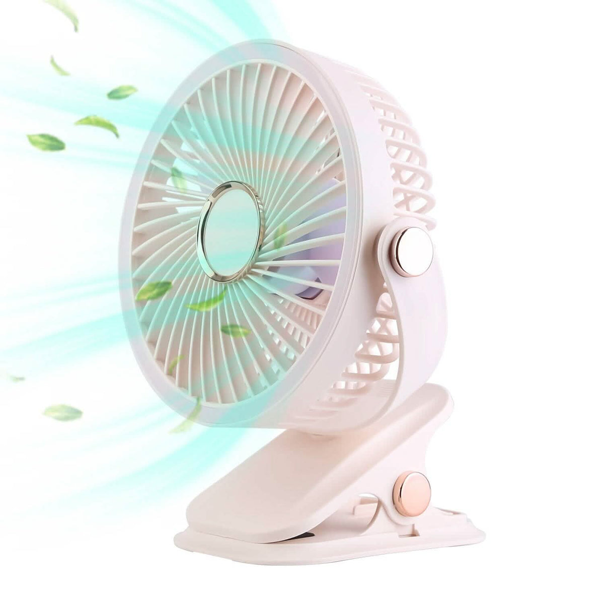 Portable Quiet Rechargeable Clip-On Fan Household Appliances - Tophatter Daily Deals