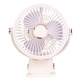 Portable Quiet Rechargeable Clip-On Fan White Household Appliances - Tophatter Daily Deals