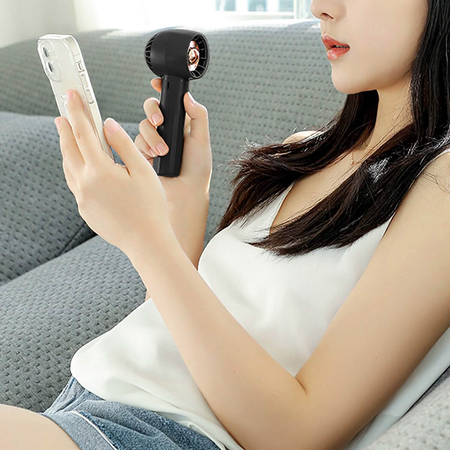 Portable Rechargeable Handheld Fan Household Appliances - Tophatter Daily Deals