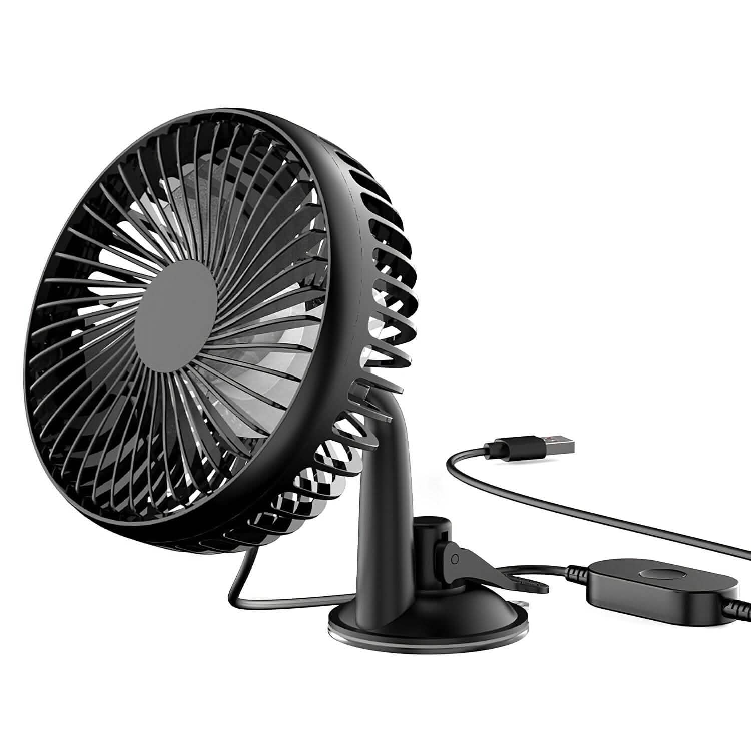Portable Rotatable Car Cooling Fan Automotive - Tophatter Daily Deals