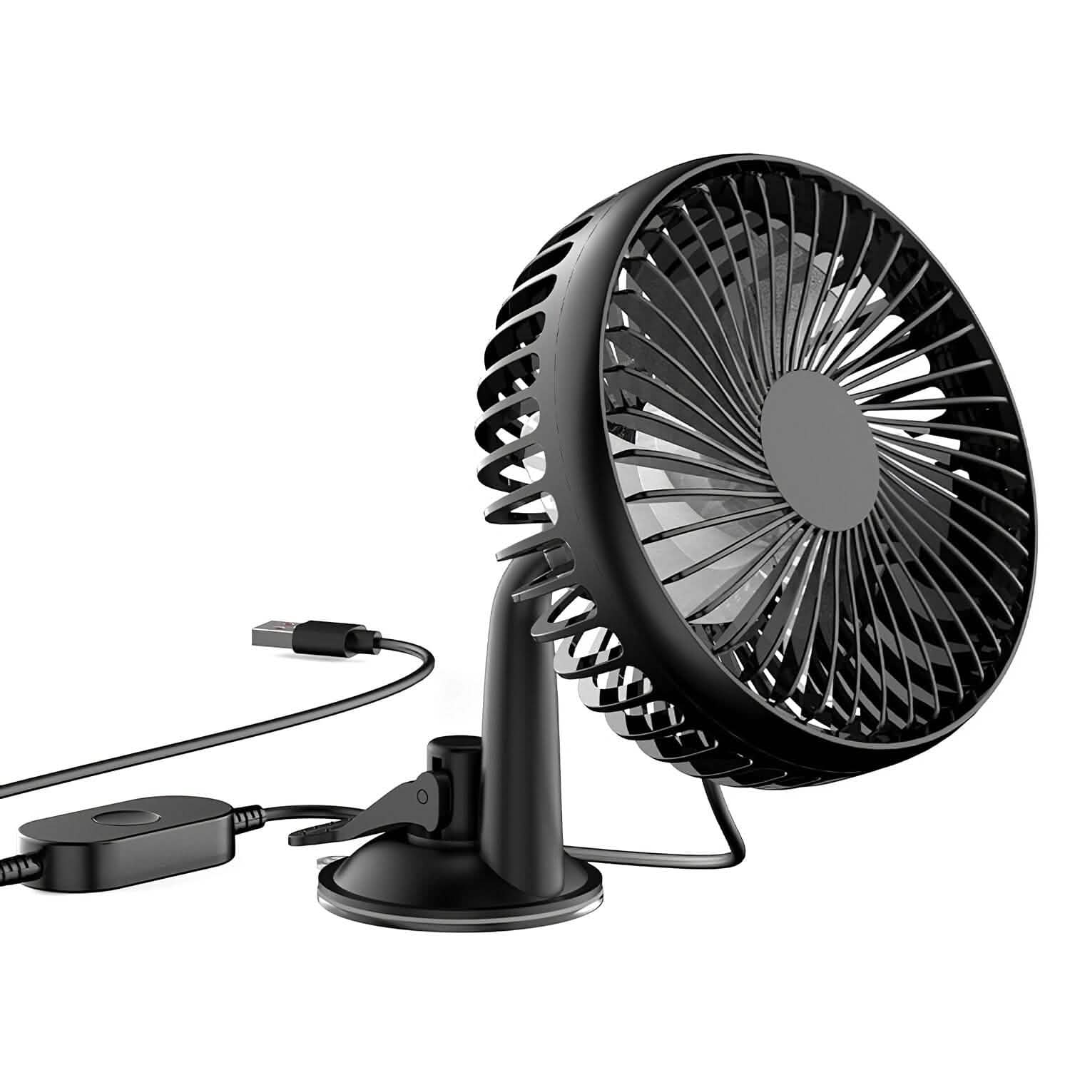 Portable Rotatable Car Cooling Fan Automotive - Tophatter Daily Deals
