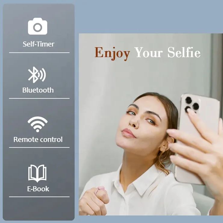 Portable Selfie Timer Bluetooth Remote Control Finger Ring Remote Control - Tophatter Daily Deals