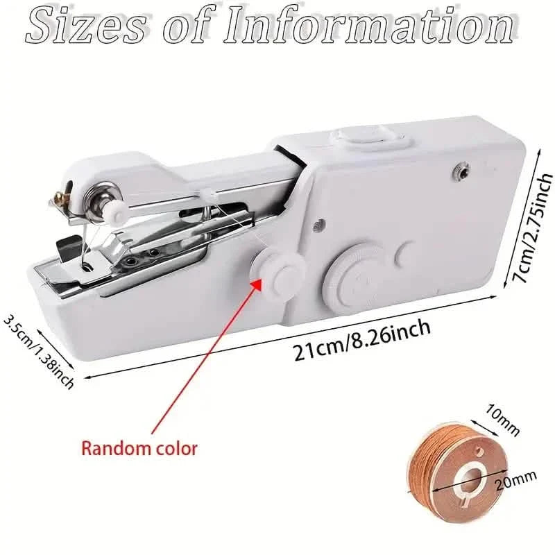Portable Sewing Machine Quick Handheld Stitch Tool Household Appliances - Tophatter Daily Deals
