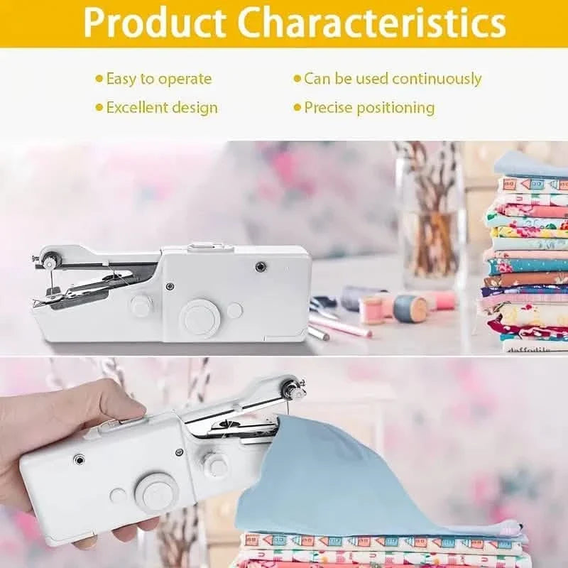 Portable Sewing Machine Quick Handheld Stitch Tool Household Appliances - Tophatter Daily Deals