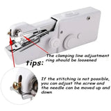 Portable Sewing Machine Quick Handheld Stitch Tool Household Appliances - Tophatter Daily Deals