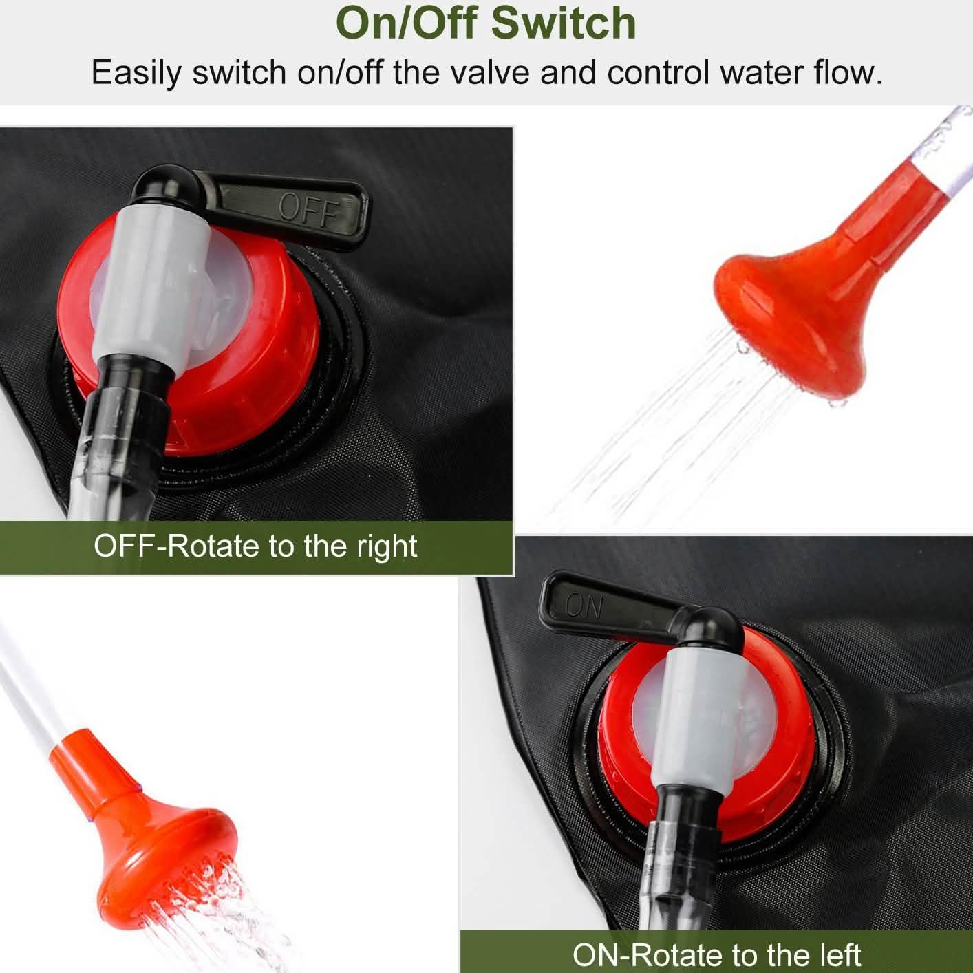 Portable Solar Heated Shower Bag Outdoor Recreation - Tophatter Daily Deals