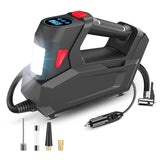 Portable Tire Inflator 120 PSI Maximum 90W Powered Tire Pump with Digital Display LED Automotive - Tophatter Daily Deals