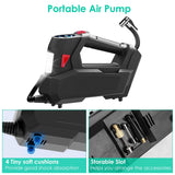 Portable Tire Inflator 120 PSI Maximum 90W Powered Tire Pump with Digital Display LED Automotive - Tophatter Daily Deals