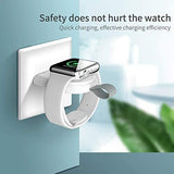 Portable USB Wireless Magnetic Fast Charging Compatible for Apple Watch Series Portable Charger - Tophatter Daily Deals
