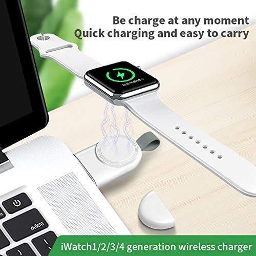 Portable USB Wireless Magnetic Fast Charging Compatible for Apple Watch Series Portable Charger - Tophatter Daily Deals