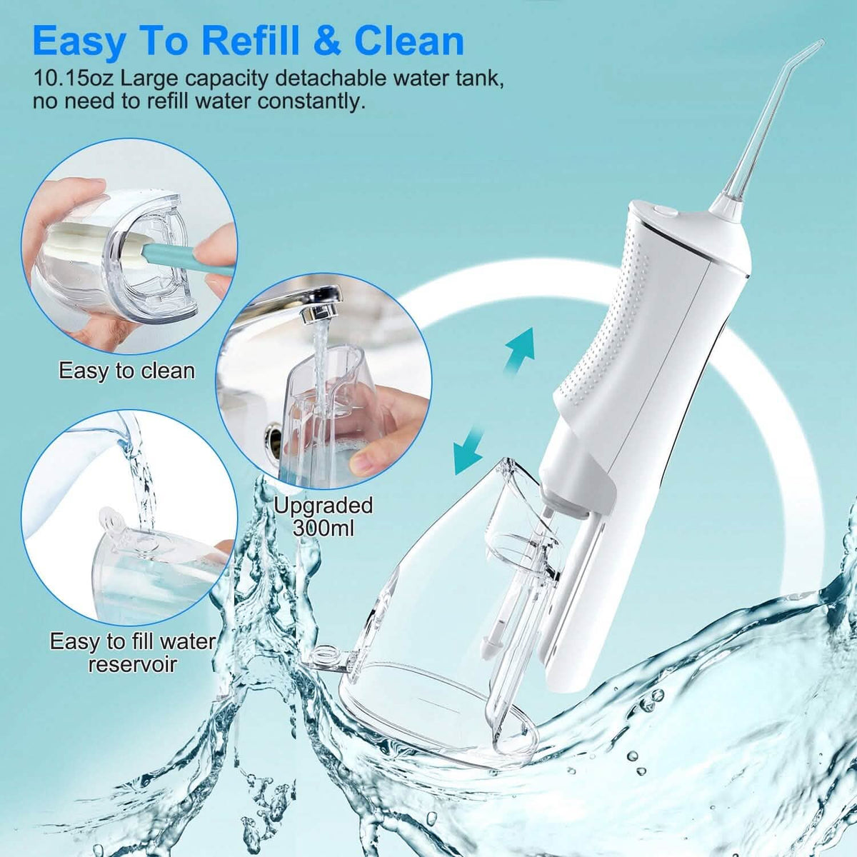 Portable Water Dental Flosser Beauty & Personal Care - Tophatter Daily Deals