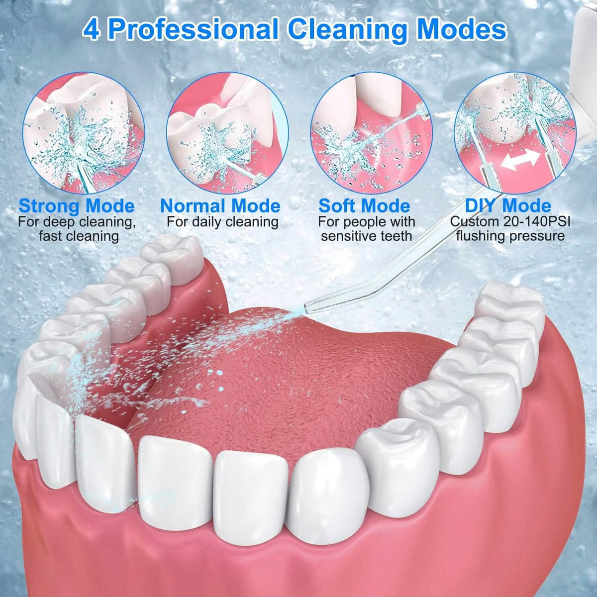Portable Water Dental Flosser Beauty & Personal Care - Tophatter Daily Deals