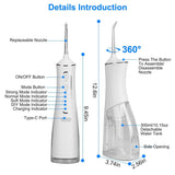 Portable Water Dental Flosser Beauty & Personal Care - Tophatter Daily Deals