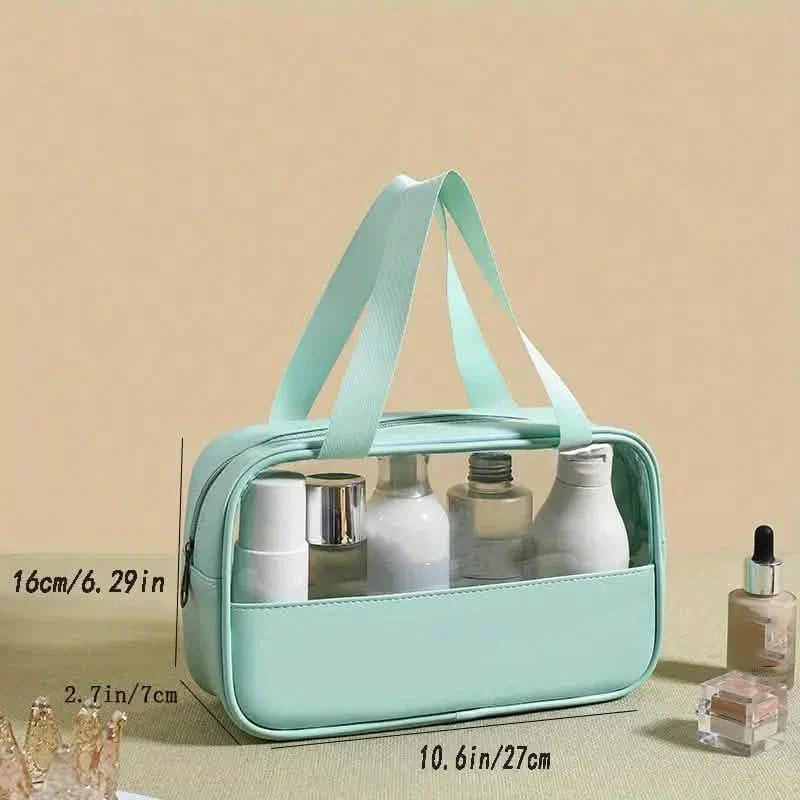 Portable & Waterproof Cosmetic Storage Bag Green L Beauty & Personal Care - Tophatter Daily Deals
