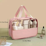 Portable & Waterproof Cosmetic Storage Bag Pink L Beauty & Personal Care - Tophatter Daily Deals