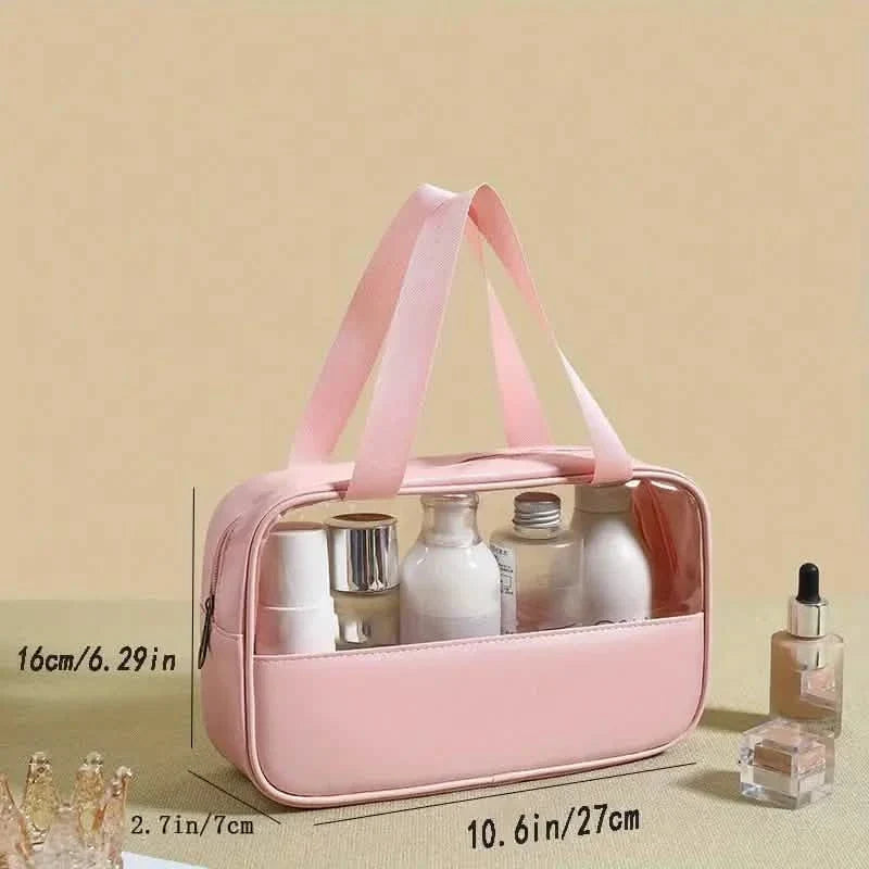 Portable & Waterproof Cosmetic Storage Bag Pink M Beauty & Personal Care - Tophatter Daily Deals