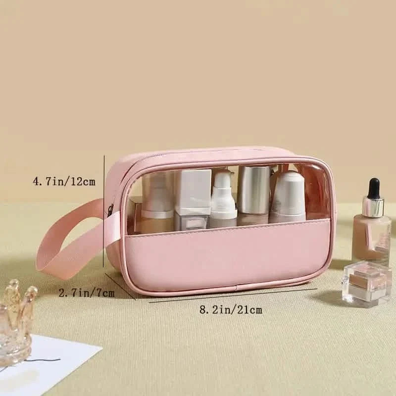 Portable & Waterproof Cosmetic Storage Bag Pink S Beauty & Personal Care - Tophatter Daily Deals