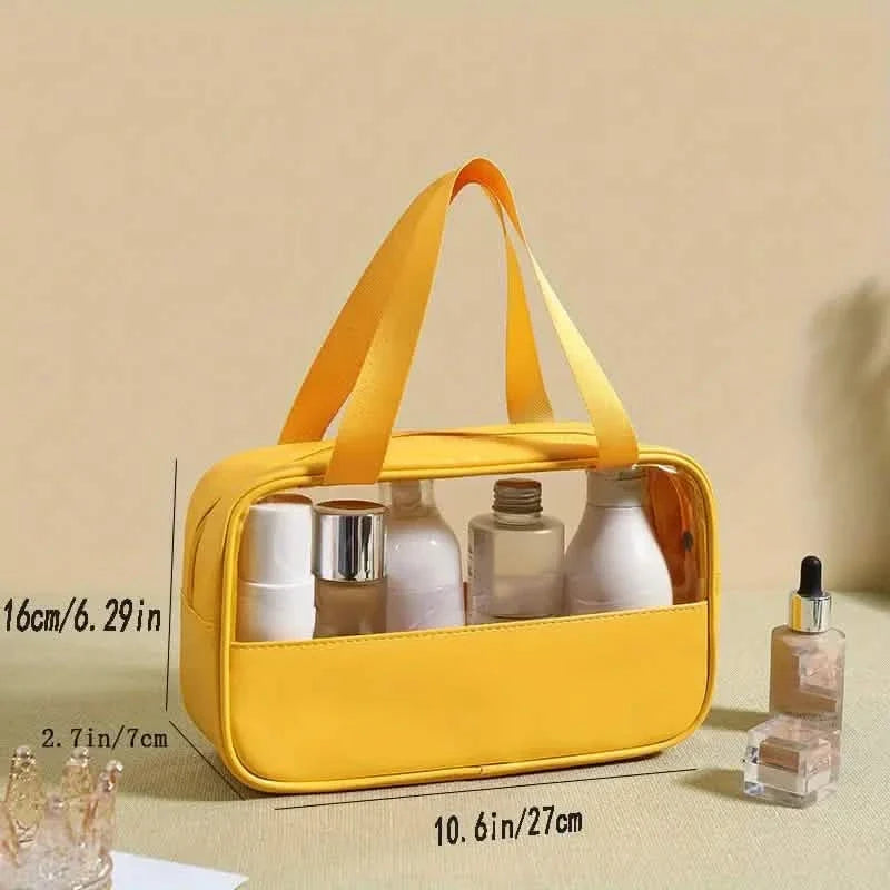 Portable & Waterproof Cosmetic Storage Bag Yellow M Beauty & Personal Care - Tophatter Daily Deals