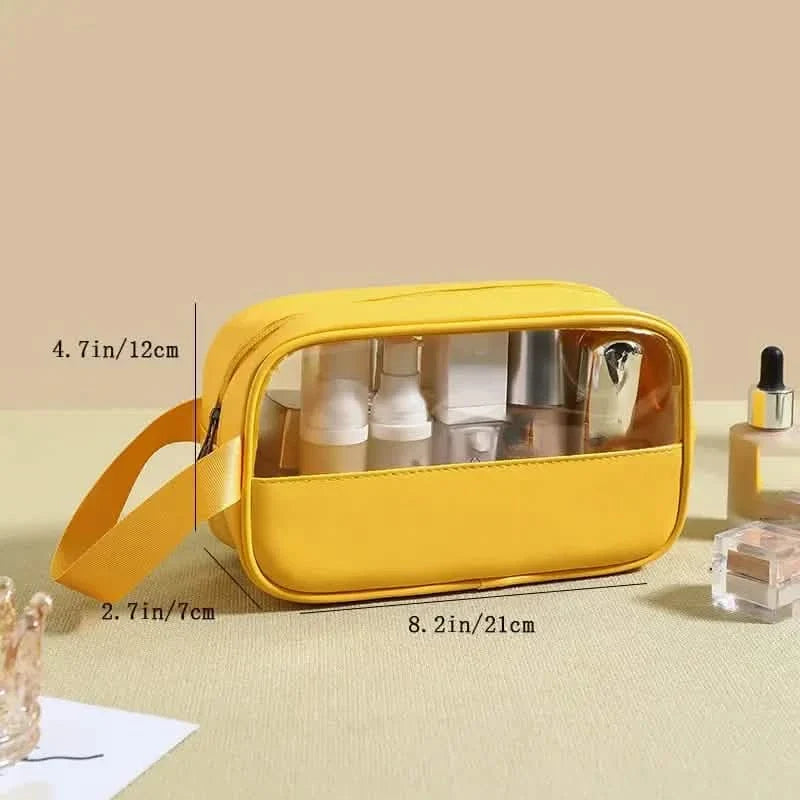 Portable & Waterproof Cosmetic Storage Bag Yellow S Beauty & Personal Care - Tophatter Daily Deals