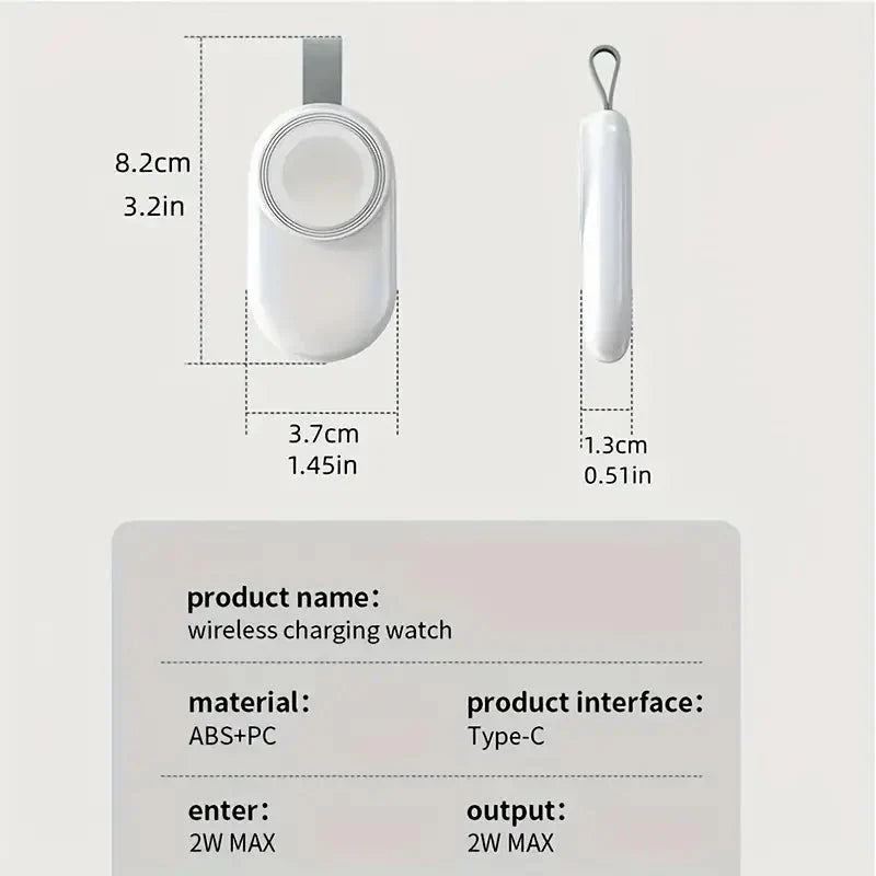 Portable Wireless Charger For Apple Watch Wireless Charger - Tophatter Daily Deals