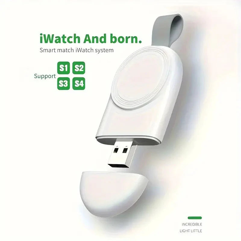 Portable Wireless Charger For Apple Watch Wireless Charger - Tophatter Daily Deals