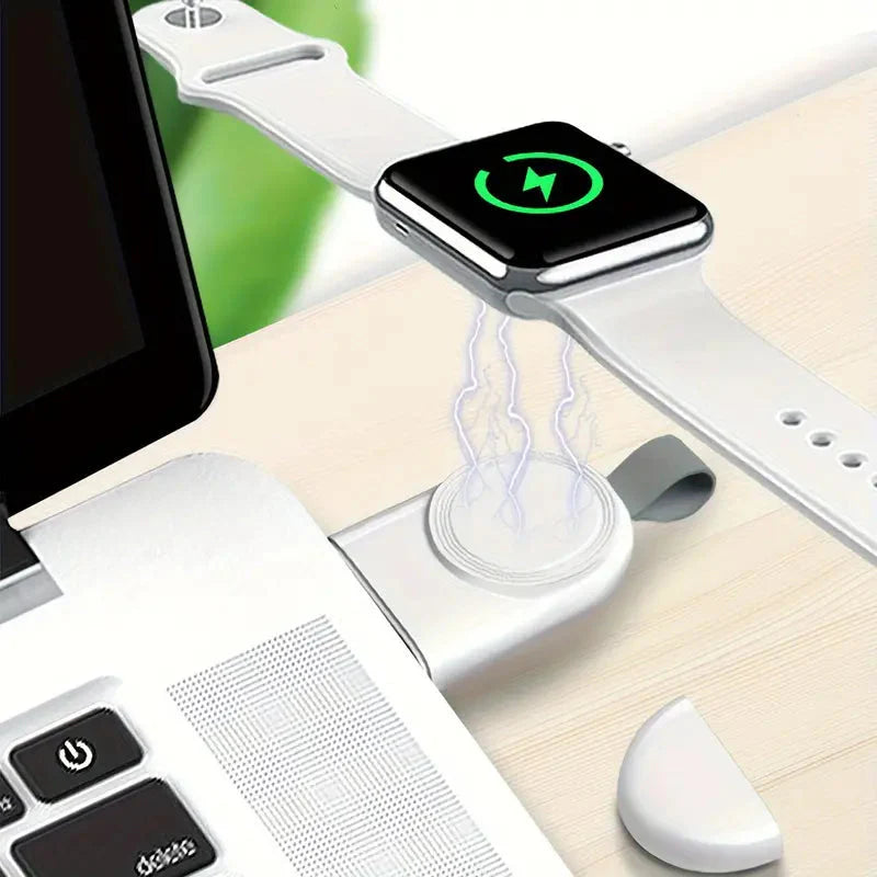 Portable Wireless Charger For Apple Watch Wireless Charger - Tophatter Daily Deals