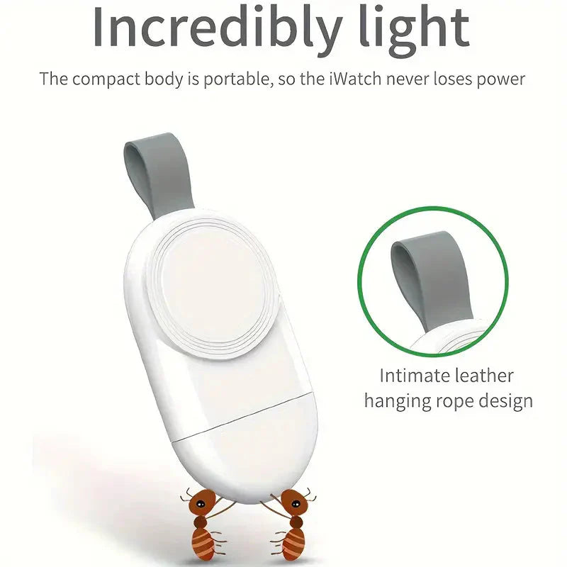Portable Wireless Charger For Apple Watch Wireless Charger - Tophatter Daily Deals