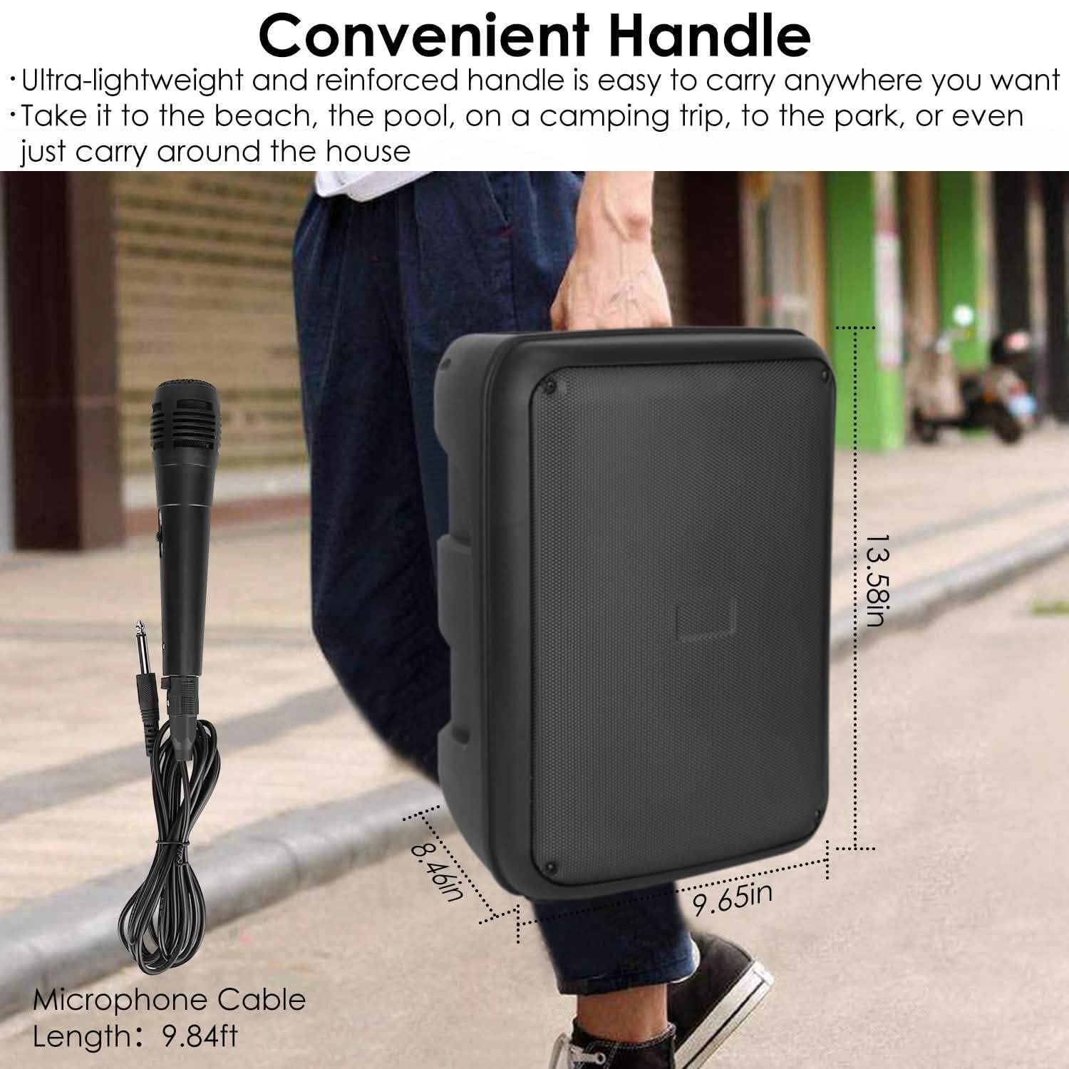 Portable Wireless Party Speaker Speakers - Tophatter Daily Deals