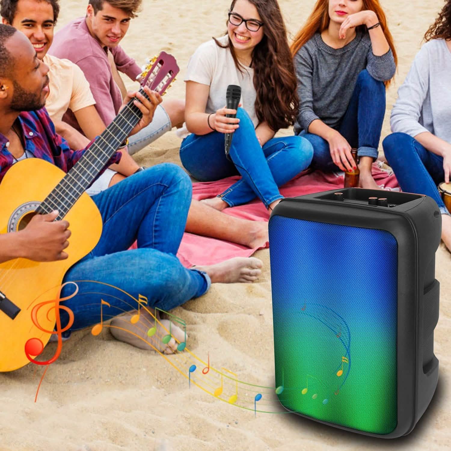 Portable Wireless Party Speaker Speakers - Tophatter Daily Deals
