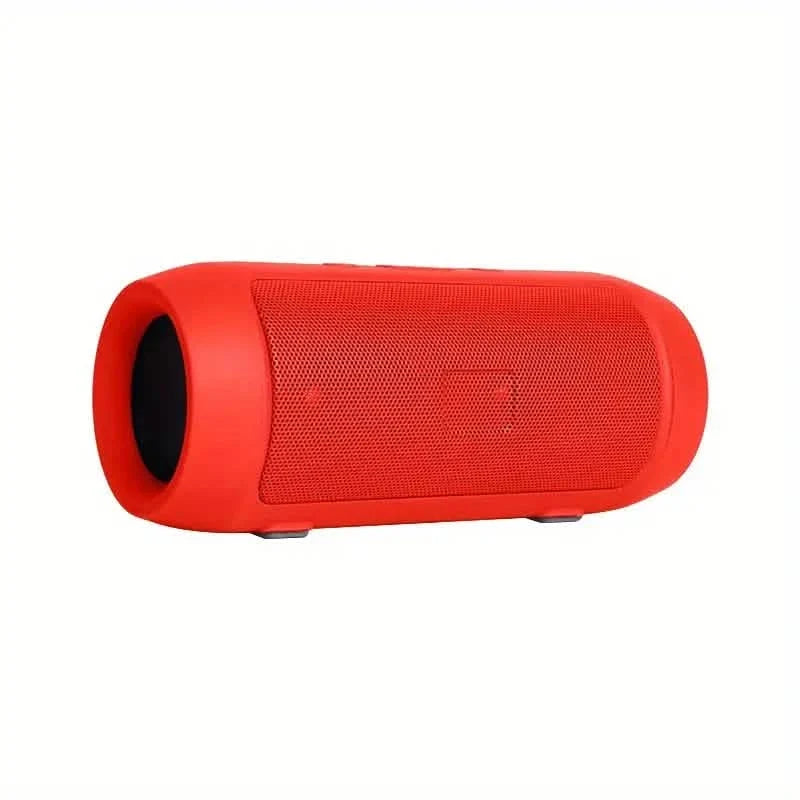 Portable Wireless Speaker With 1200mAh Red Speakers - Tophatter Daily Deals