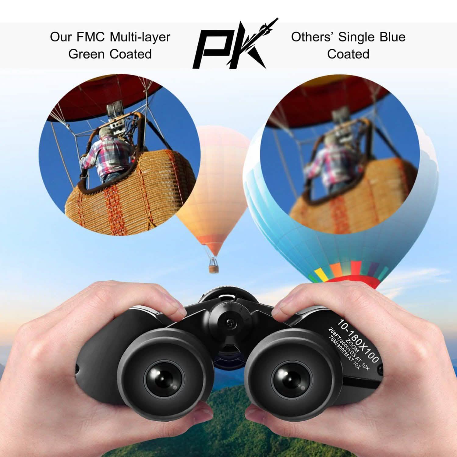 Portable Zoom Binoculars with FMC Lens Outdoor Recreation - Tophatter Daily Deals