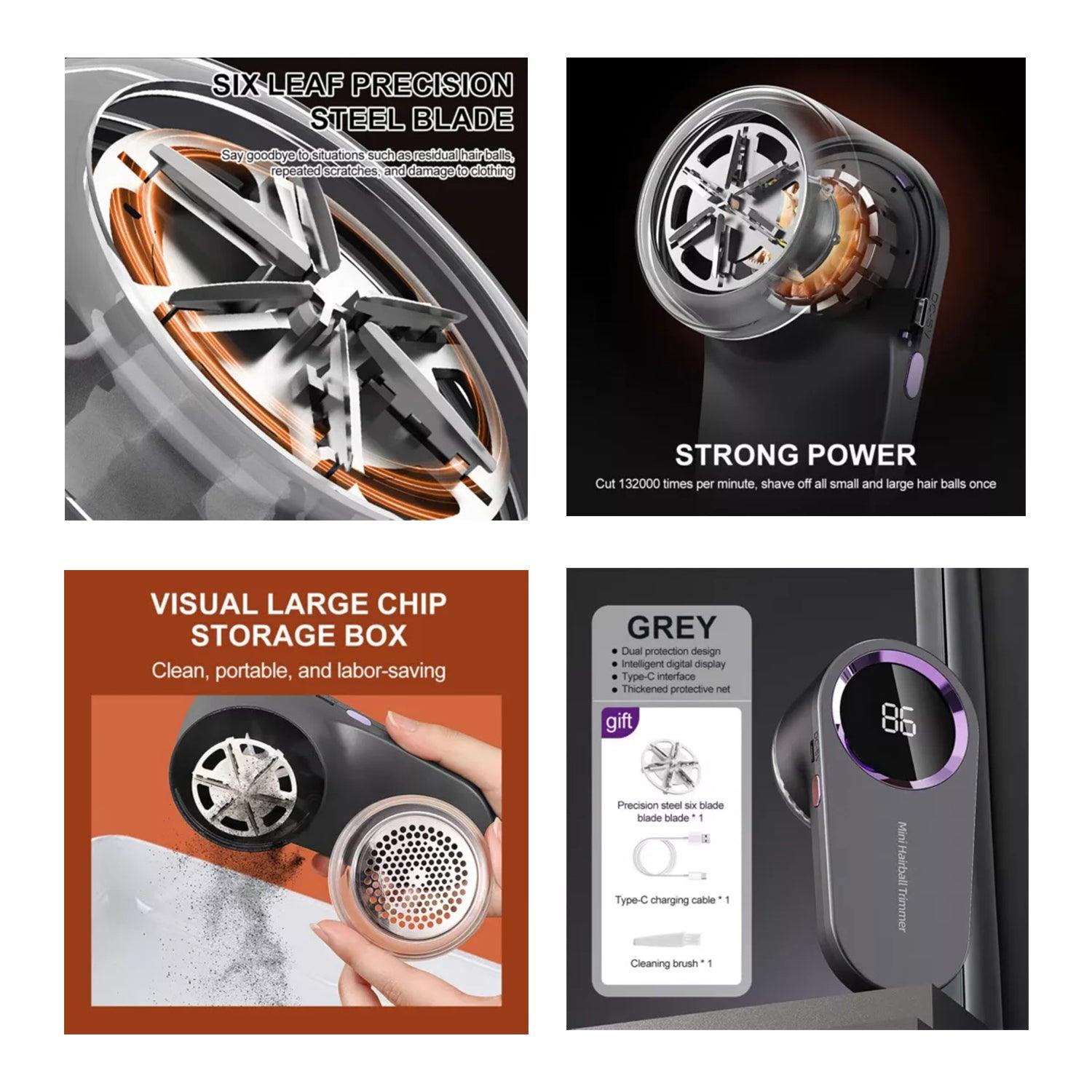 Electric Lint Remover - Rechargeable Bobble Remover Fabric Shaver For Clothes Home - Tophatter Daily Deals