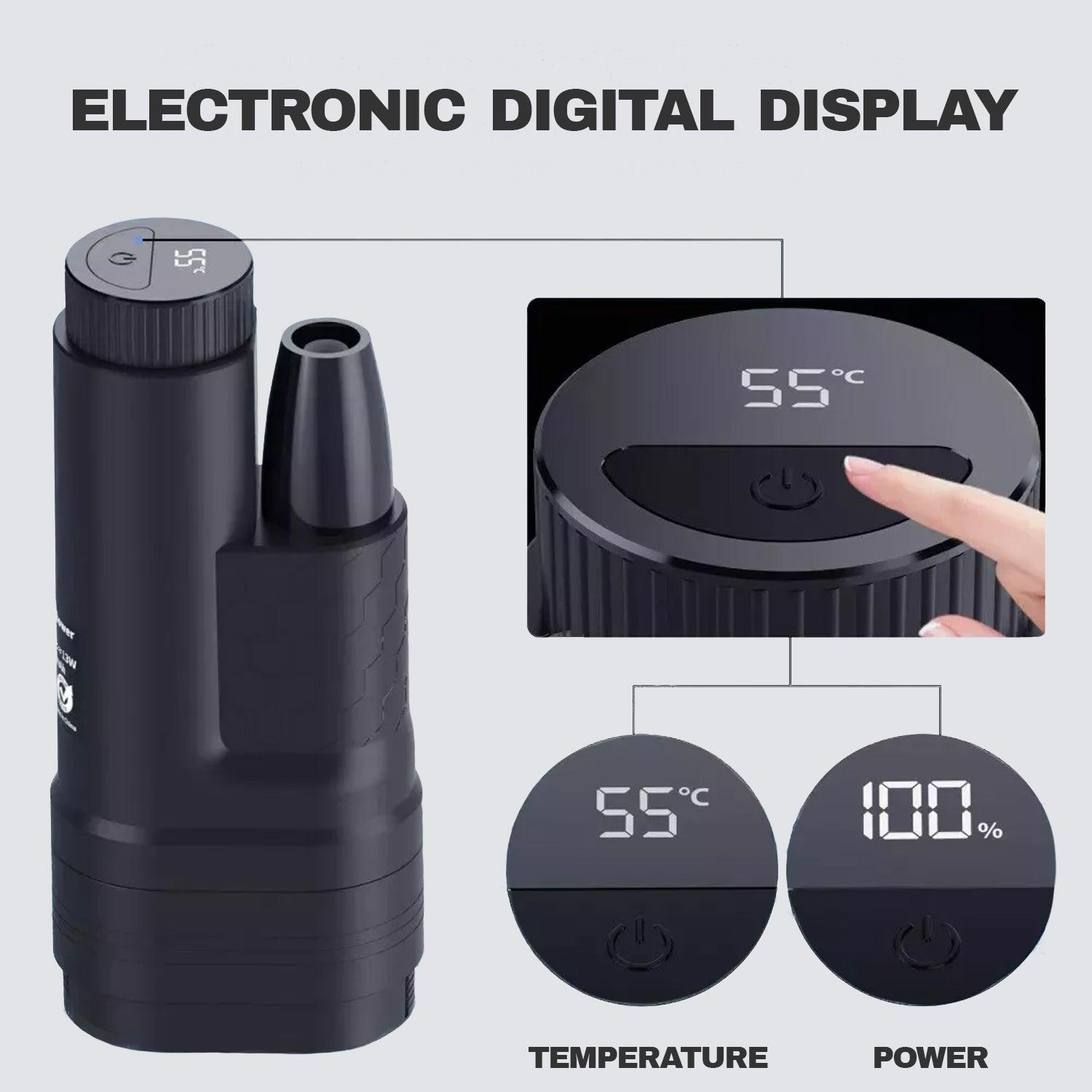 Rechargeable Camping Shower - 4000mAh Portable Electric Shower Pet Shower Home - Tophatter Daily Deals
