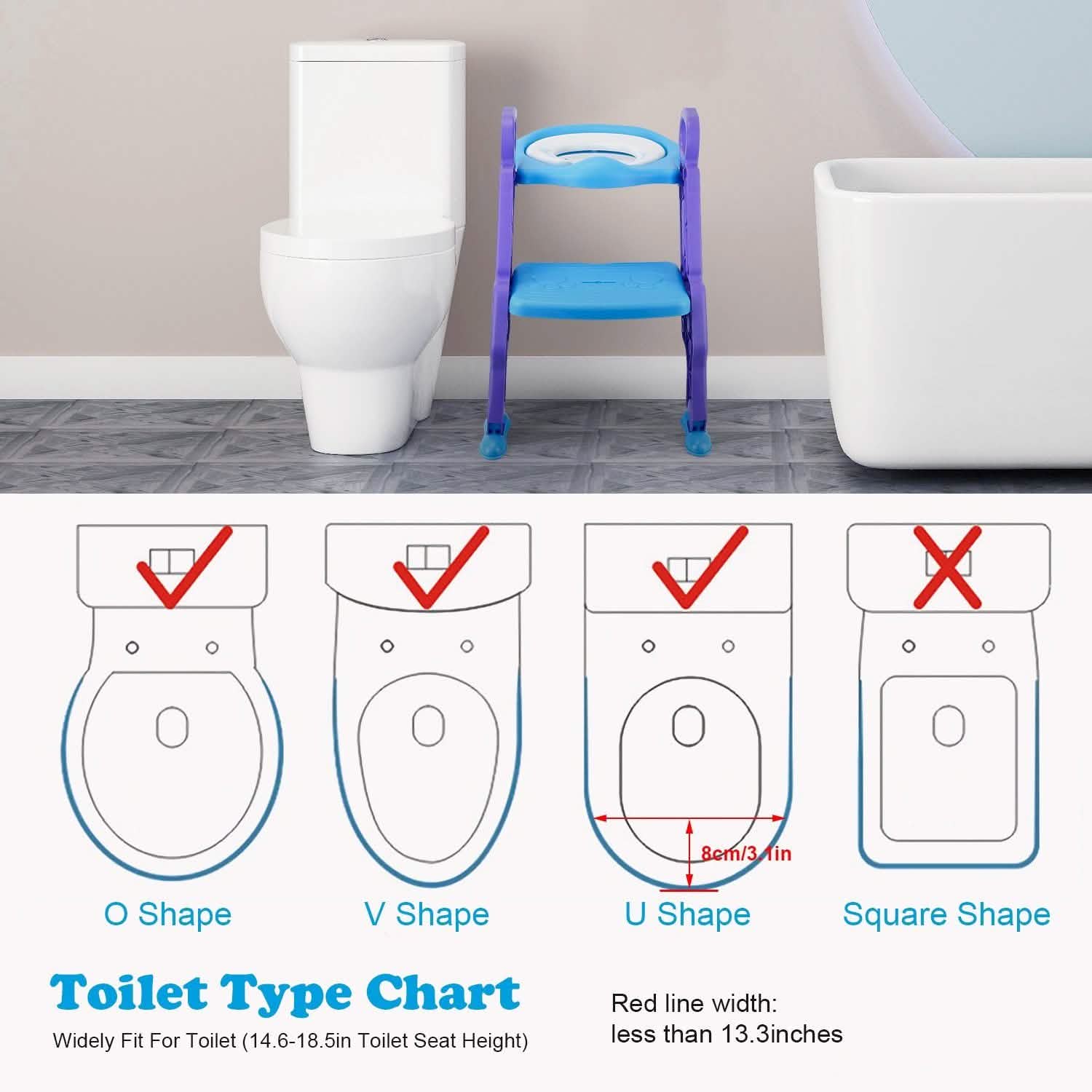 Potty Training Toilet Seat with Steps Baby Gear - Tophatter Daily Deals