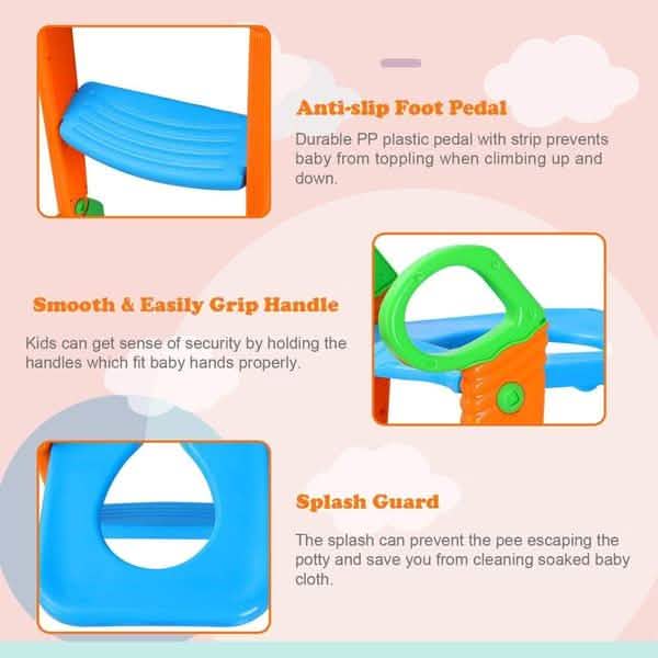 Potty Training Toilet Seat with Steps Baby Gear - Tophatter Daily Deals