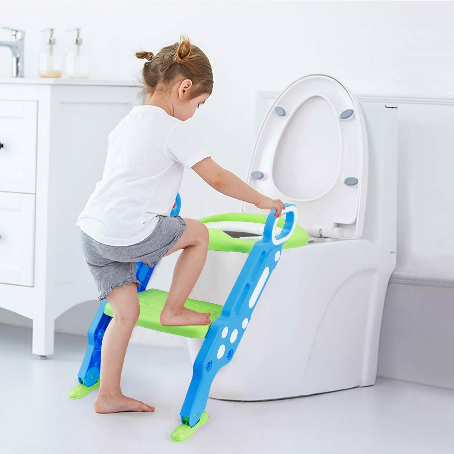 Potty Training Toilet Seat with Steps Baby Gear - Tophatter Daily Deals