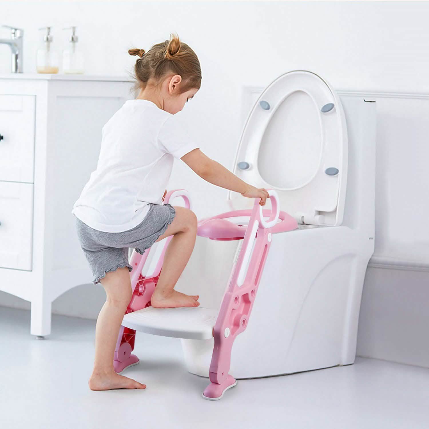 Potty Training Toilet Seat with Steps Baby Gear - Tophatter Daily Deals