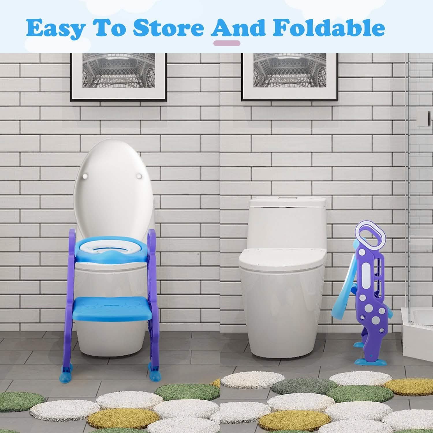 Potty Training Toilet Seat with Steps Baby Gear - Tophatter Daily Deals