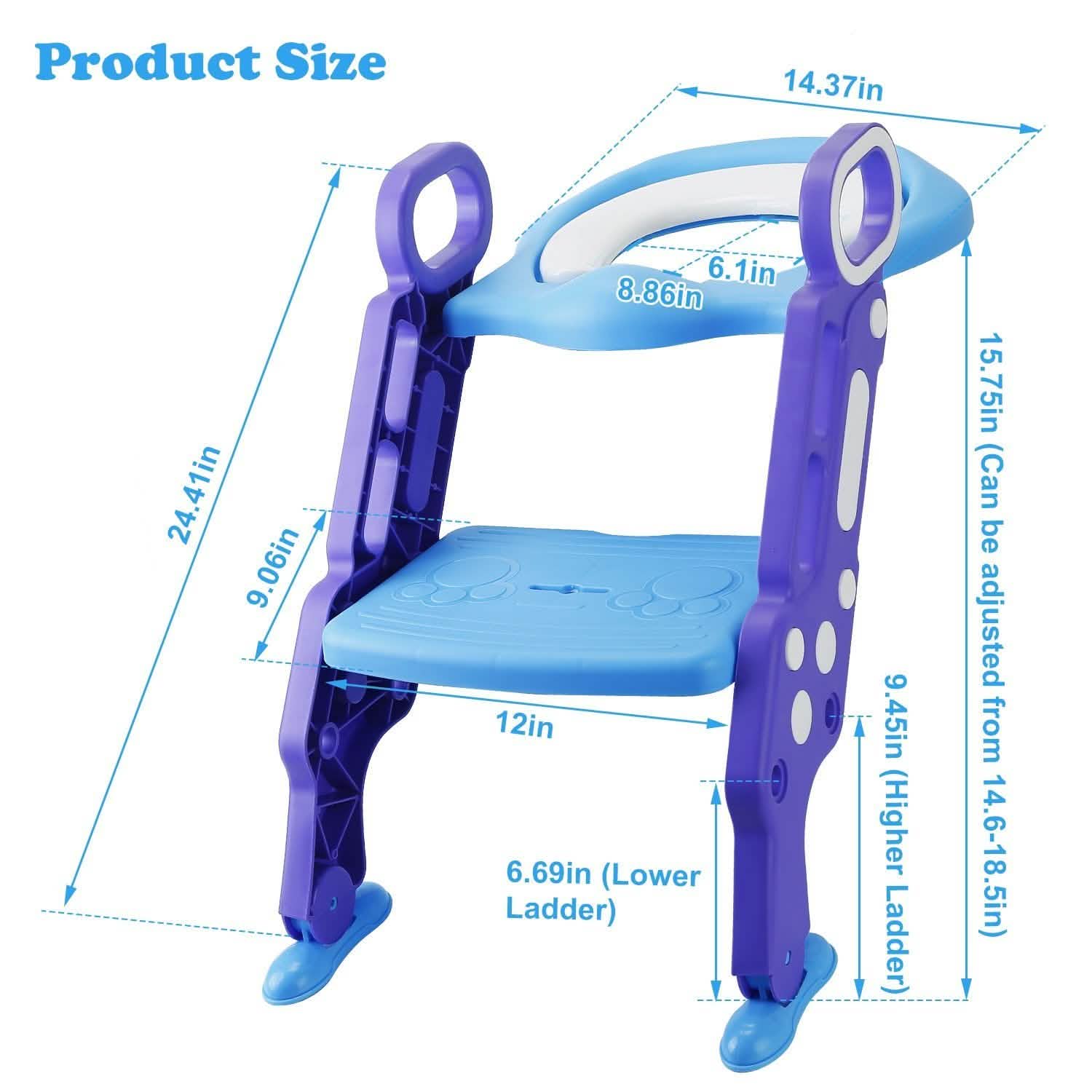 Potty Training Toilet Seat with Steps Baby Gear - Tophatter Daily Deals