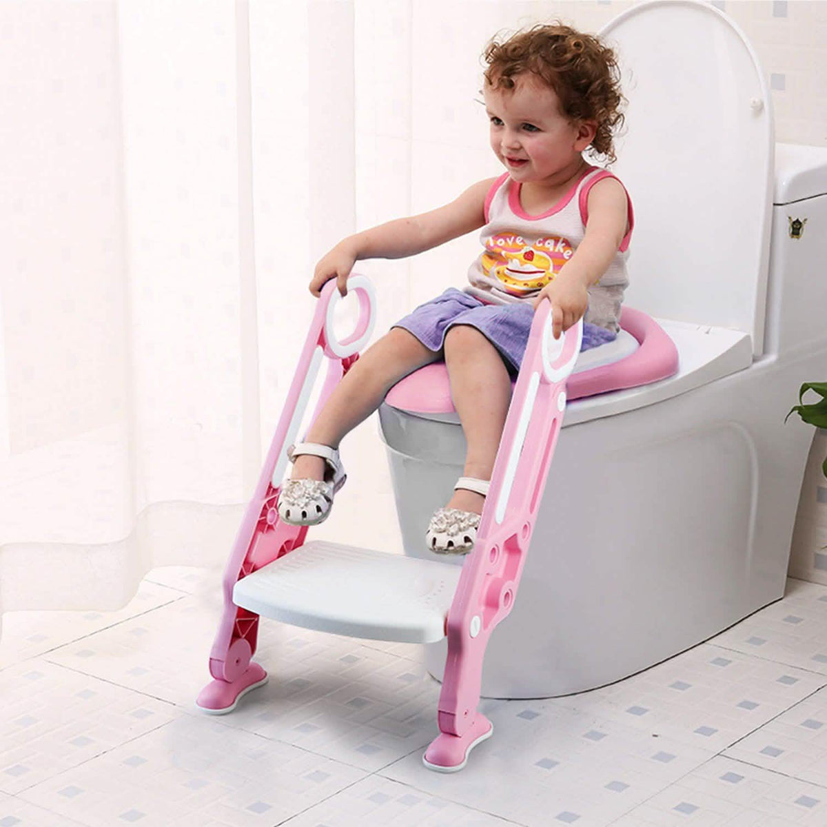 Potty Training Toilet Seat with Steps Baby Gear - Tophatter Daily Deals