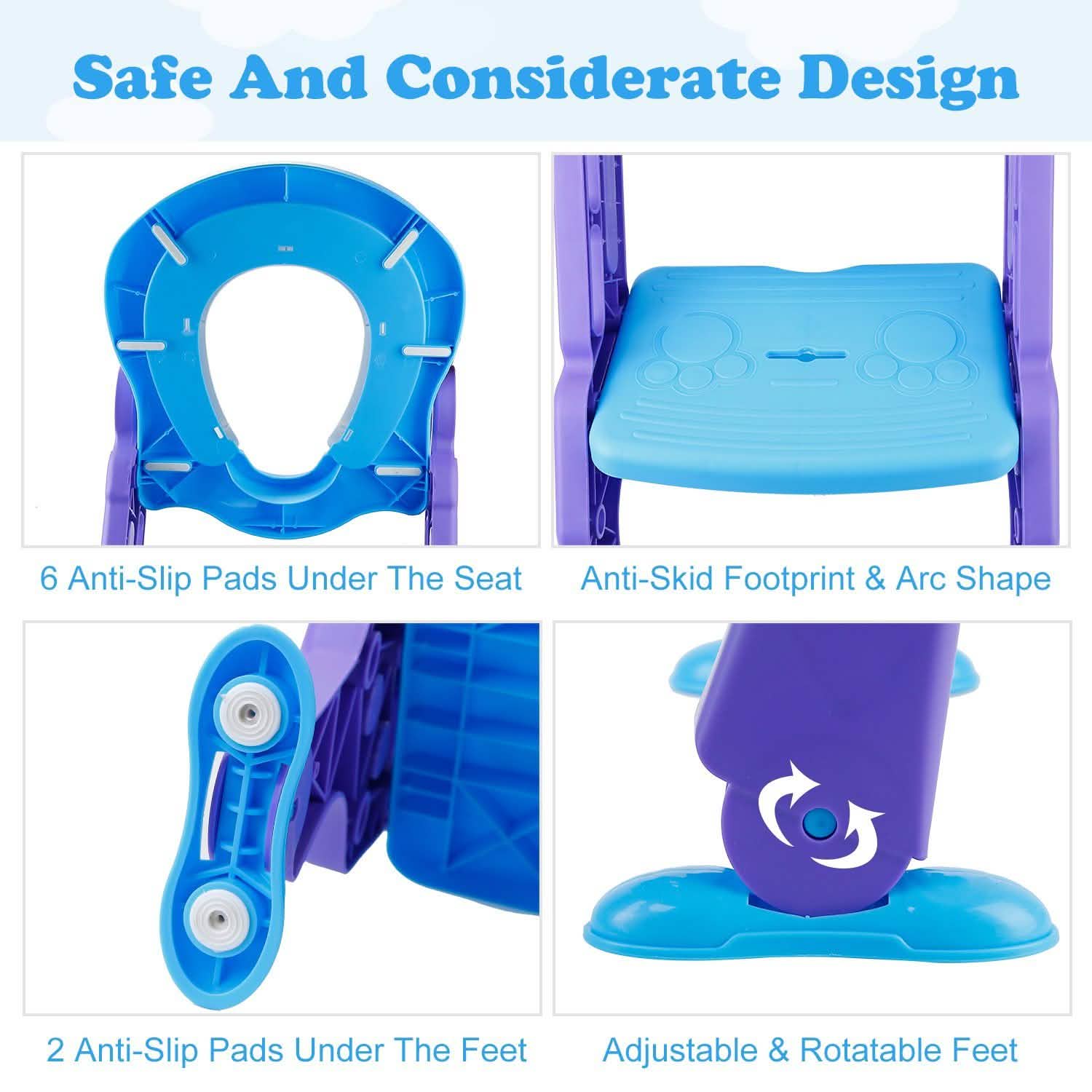 Potty Training Toilet Seat with Steps Baby Gear - Tophatter Daily Deals